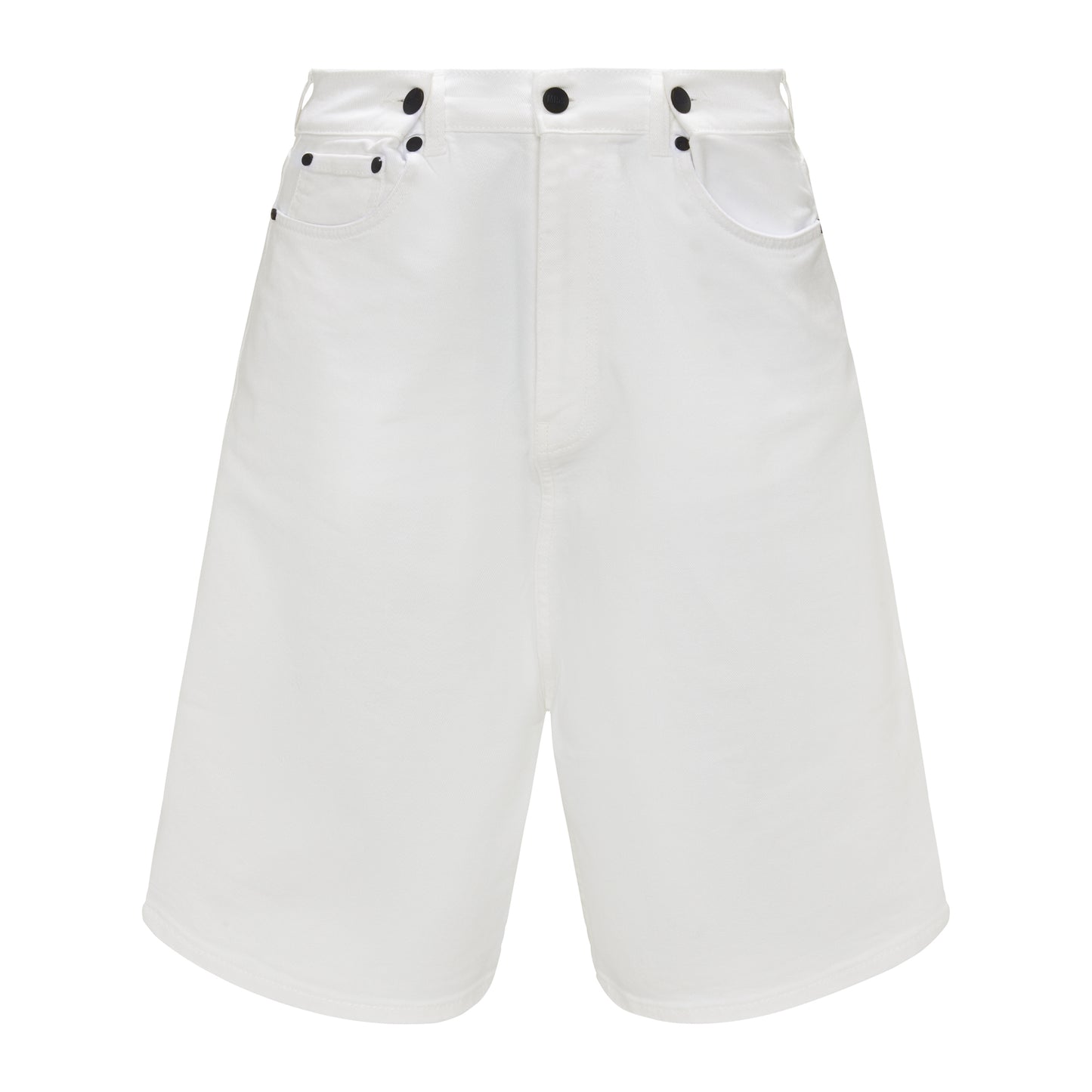 Bermudy / Off White / z regulacją pasa