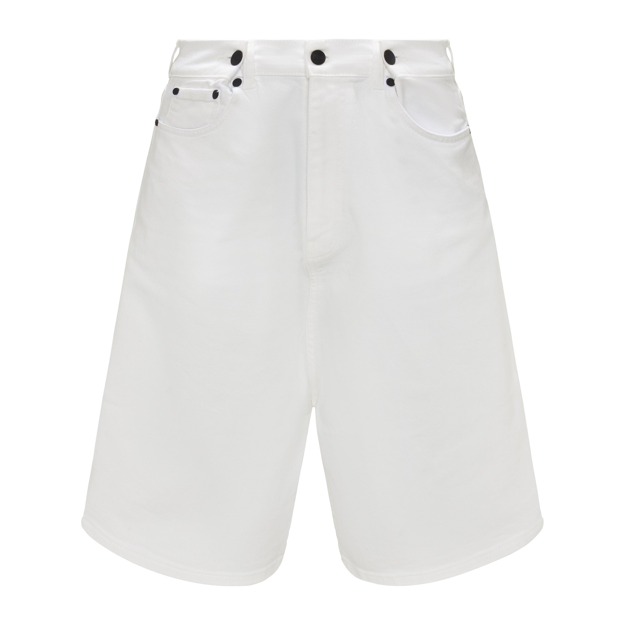 Bermudy / Off White / z regulacją pasa